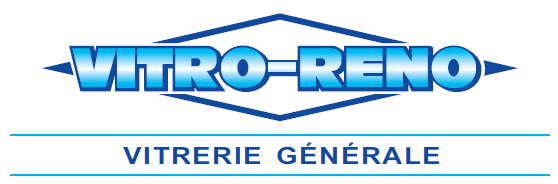 Logo Vitro-Réno, vitrerie générale